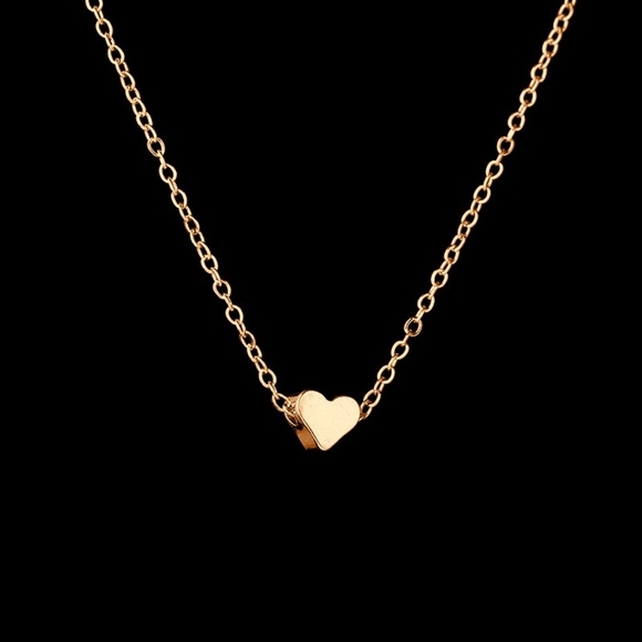 Gold Heart Choker *Host Pick * - Picture 3 of 5